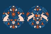 Happy Easter Day. Decorative Set., a Seasonal Illustration by Renberrry.Store (Thumbnail 8 of 10)
