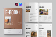 Minimal Ebook Canva Template, a Brochure Template by Pixelpick (Thumbnail 1 of 9)