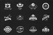 Cafe Logos, Badges or Labels, a Branding & Logo Template by Creative Stall (Thumbnail 1 of 3)