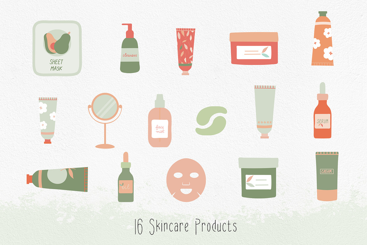 Skincare Lover Clipart Collection, an Illustration by Nova Studio (Photo 2 of 10)