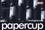 Paper Cup Mockup Bundle, a Cups & Container Mockup by creatsy5 (Thumbnail 1 of 36)
