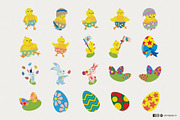 Hoppy Easter Cuties, a Seasonal Illustration by YENTY JAP CO (Thumbnail 3 of 3)