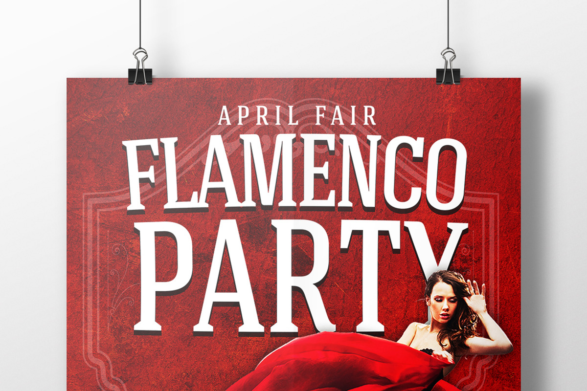 Flamenco Flyer PSD Template, a Flyer Template by Graphicfy Templates (Photo 3 of 3)