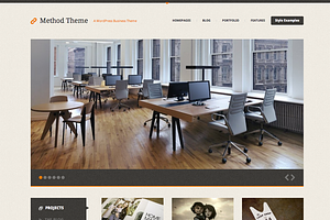 Method, a Responsive WordPress Theme, a WordPress Template by DesignerThemes.com