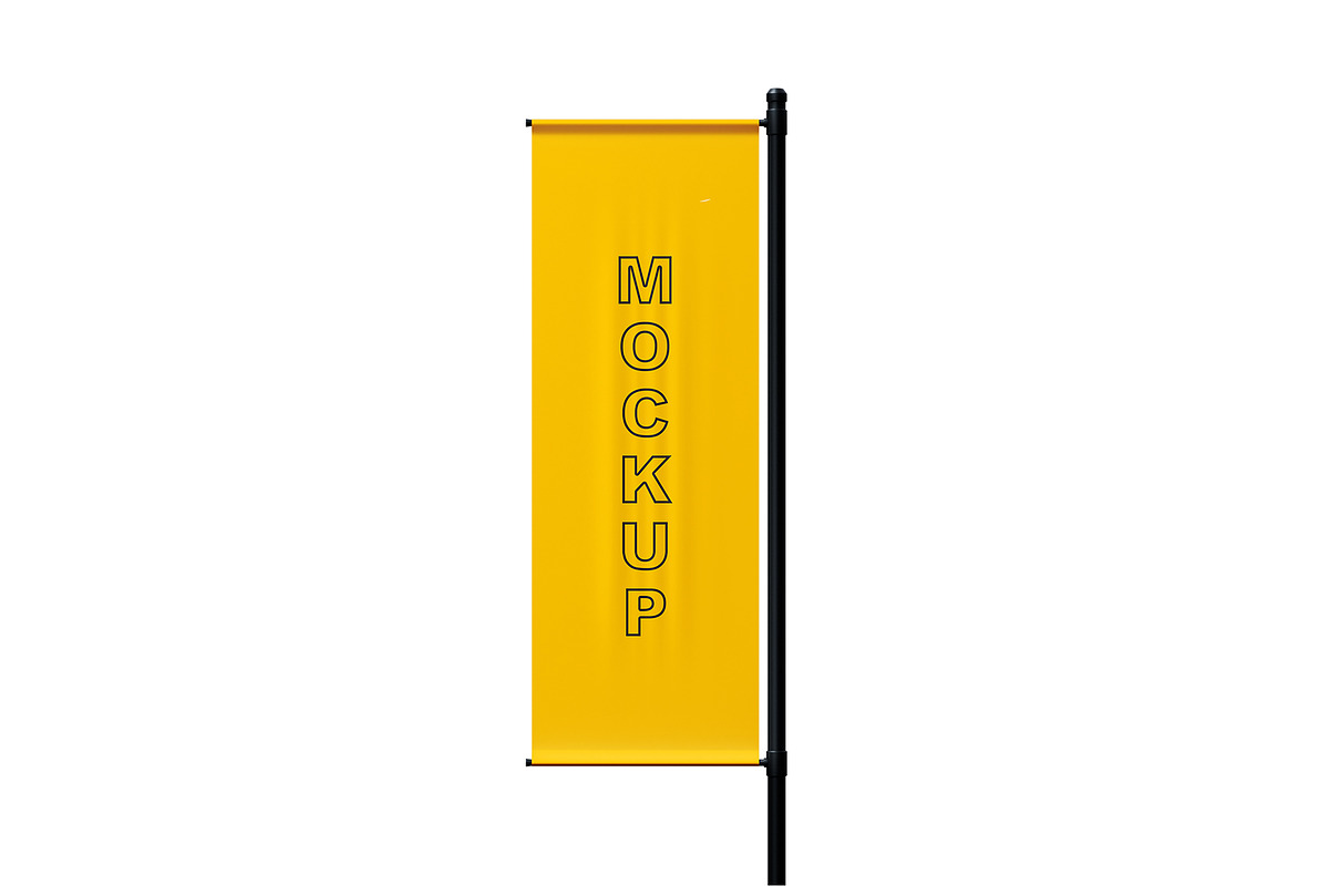 Standing Flag Mockup, a Product Mockup by Designbuys (Photo 3 of 3)