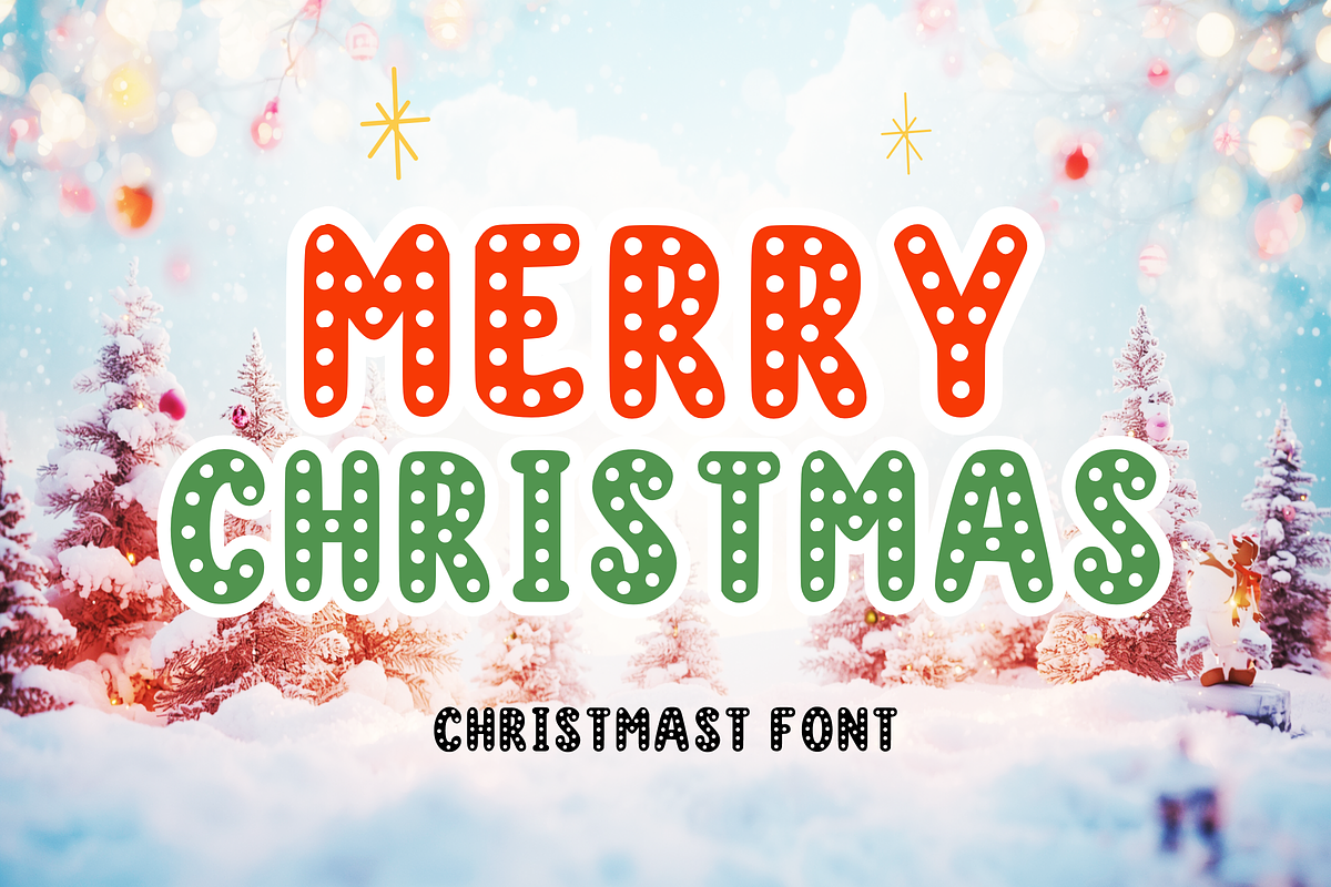 Christmas Season - Decorative Font, a Font by KiddoGlyphs Studio (Photo 3 of 5)