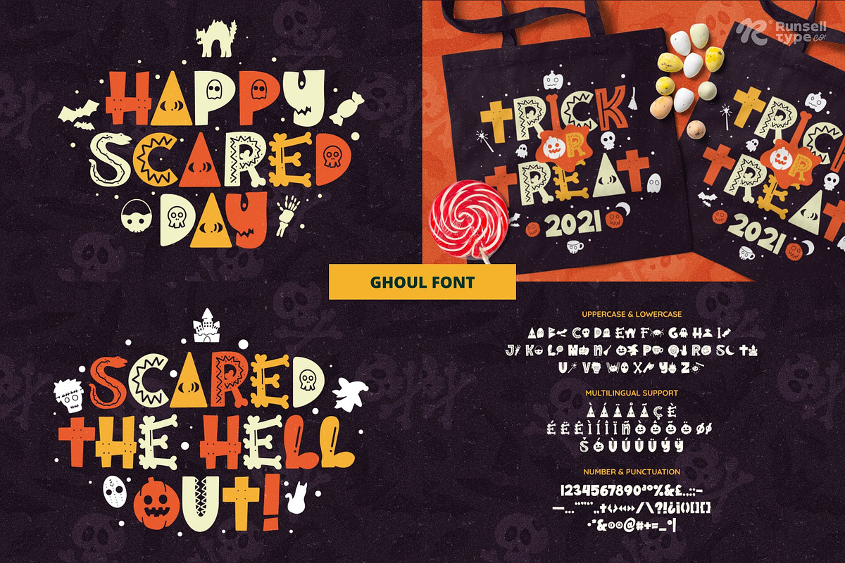 The Best Halloween Font Bundle, a Font by Runsell Studio (Photo 21 of 74)