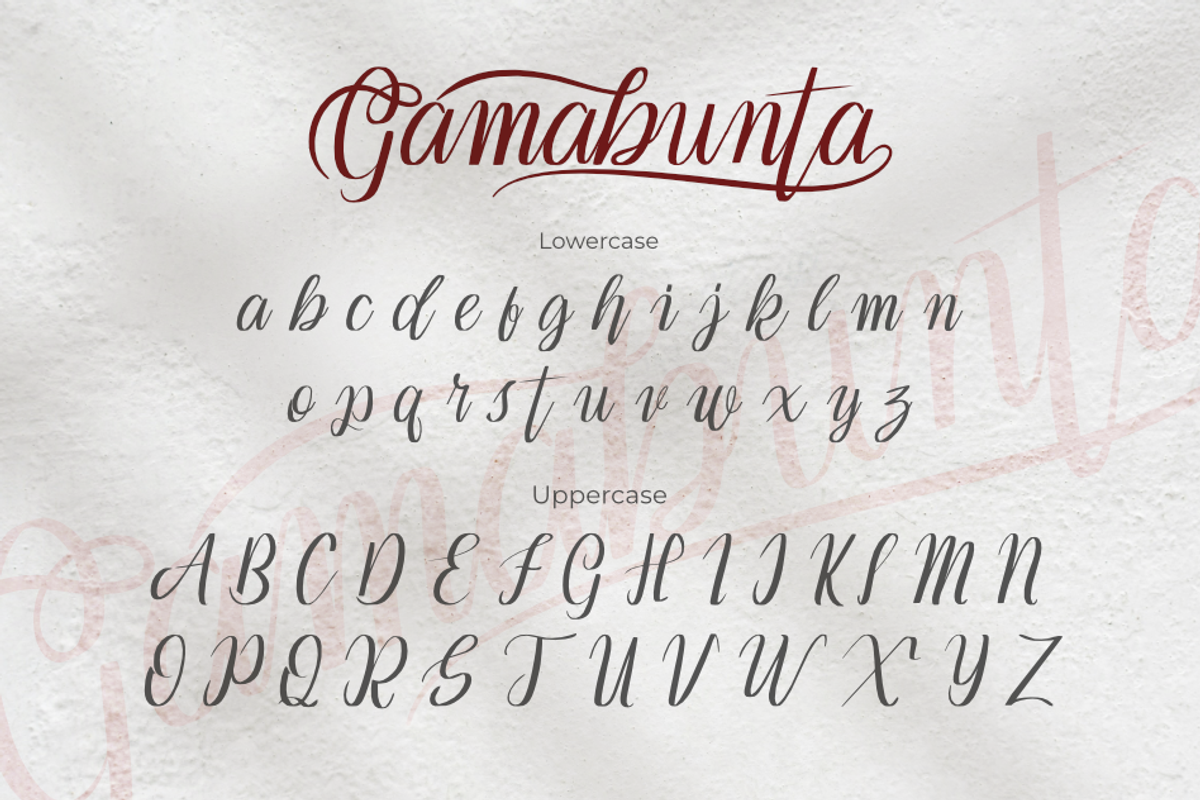 Gamabunta - Luxurious Script Font, a Script Font by Ginart (Photo 5 of 7)