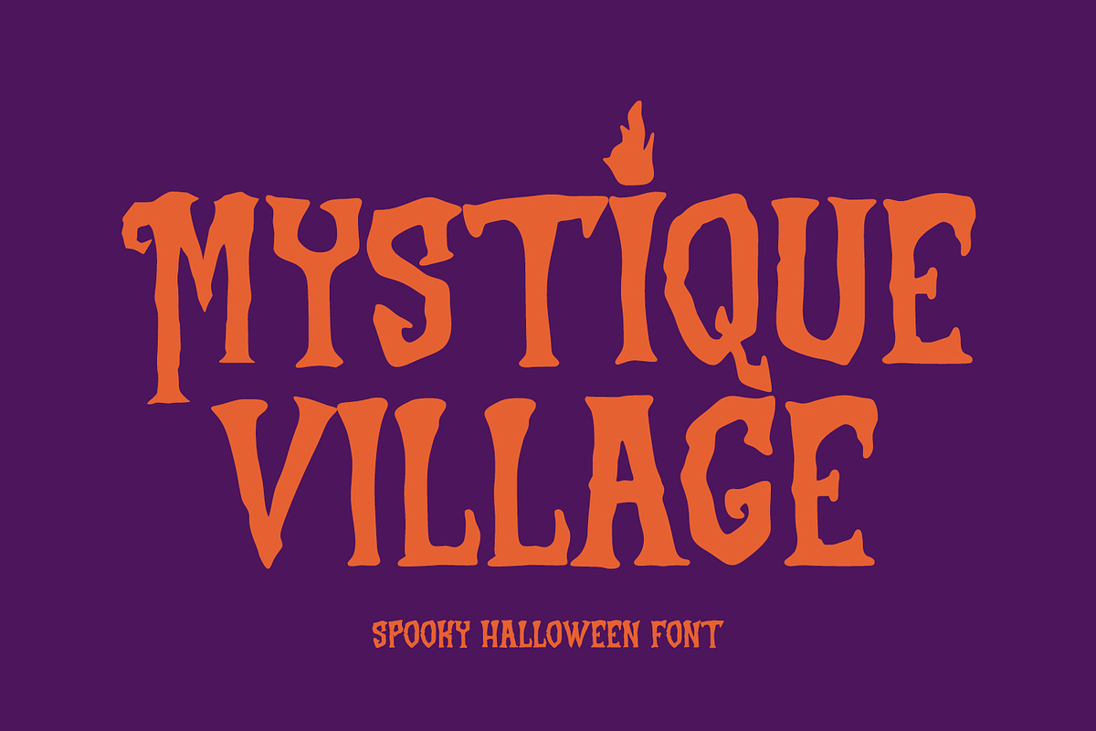 Mystique Village - Spooky Halloween, a Font by Arendxstudio (Photo 8 of 8)