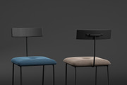 ALBA DINING CHAIR, a Furniture 3D Model by NOMODOL (Thumbnail 3 of 6)