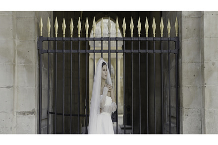 A beautiful lonely bride in a white, a Person Photo by Media Whale Stock