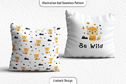Seamless pattern with cute fox, a Pattern Graphic by lindoet23 (Thumbnail 3 of 3)