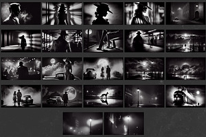 Noir Boulevard 100 Illustrations