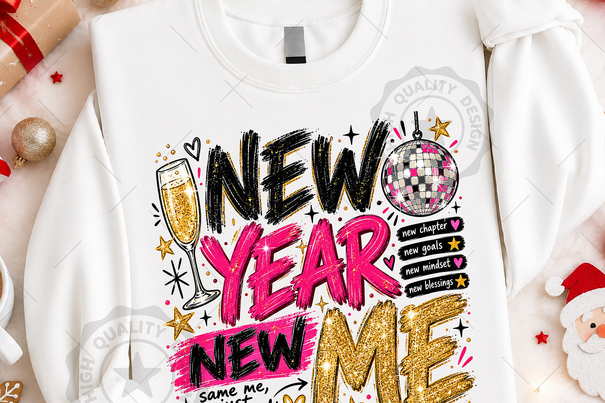 New Year 2027 PNG Sublimation Bundle, a Seasonal Illustration by OK Design (Photo 3 of 6)