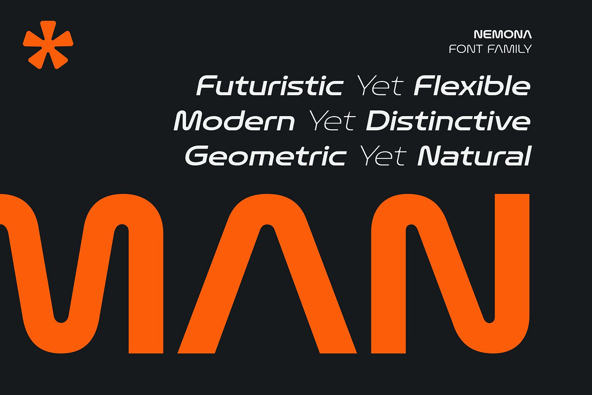 Nemona Font Family, a Sans Serif Font by Asenbayu (Photo 11 of 15)