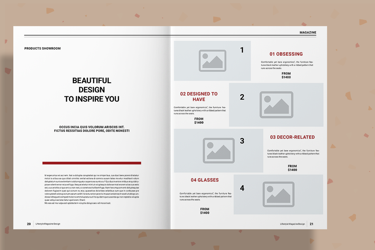 Red Magazine, a Magazine Template by Boris Cupac (Photo 12 of 13)
