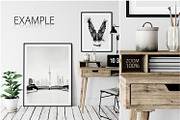 Frames & Walls Scandinavian Bundle-2, a Print Template by Yuri-U (Thumbnail 11 of 44)