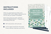 6 Seamless Pattern Templates (Vol 2), a Pattern Graphic by Fern & Quill (Thumbnail 9 of 12)