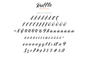 Ruffle - Casual Brush Font, a Script Font by Konstantine Studio (Thumbnail 9 of 10)