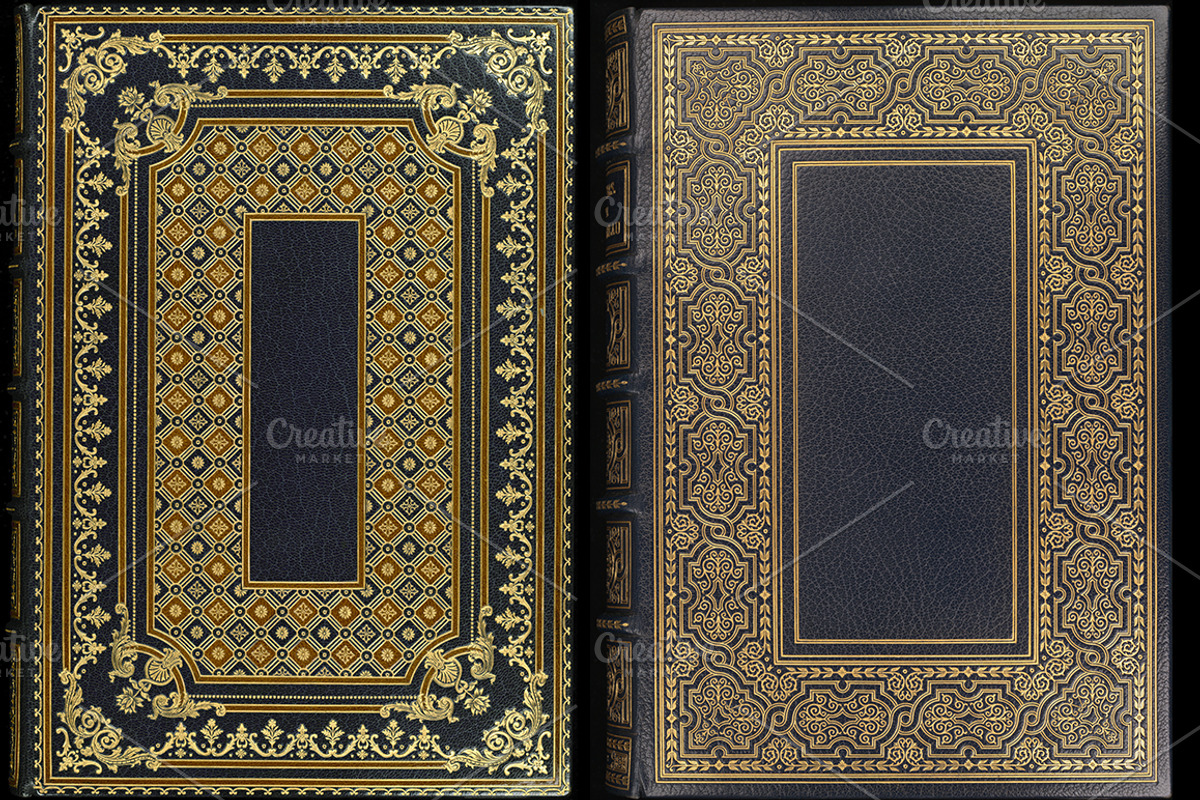 Antique Book Covers, a Texture Graphic by Blue Line Design (Photo 9 of 24)