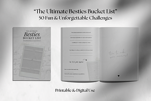 Bucket List | Printable & Digital, a Stationery Template by The Creative Studio