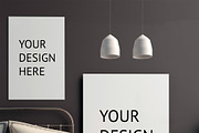 15 bedroom poster mock up, a Household Mockup by ChromiumHeart (Thumbnail 10 of 17)