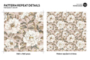 Elegant Camellia | Pattern Design, a Pattern Graphic by VOVU Studio (Thumbnail 8 of 8)