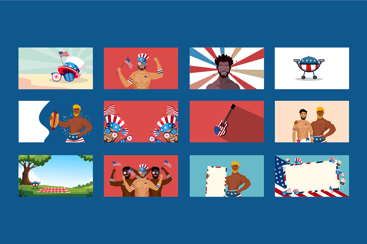 Celebrate American Independence Day, an Object Illustration by foxndeer (Photo 3 of 4)