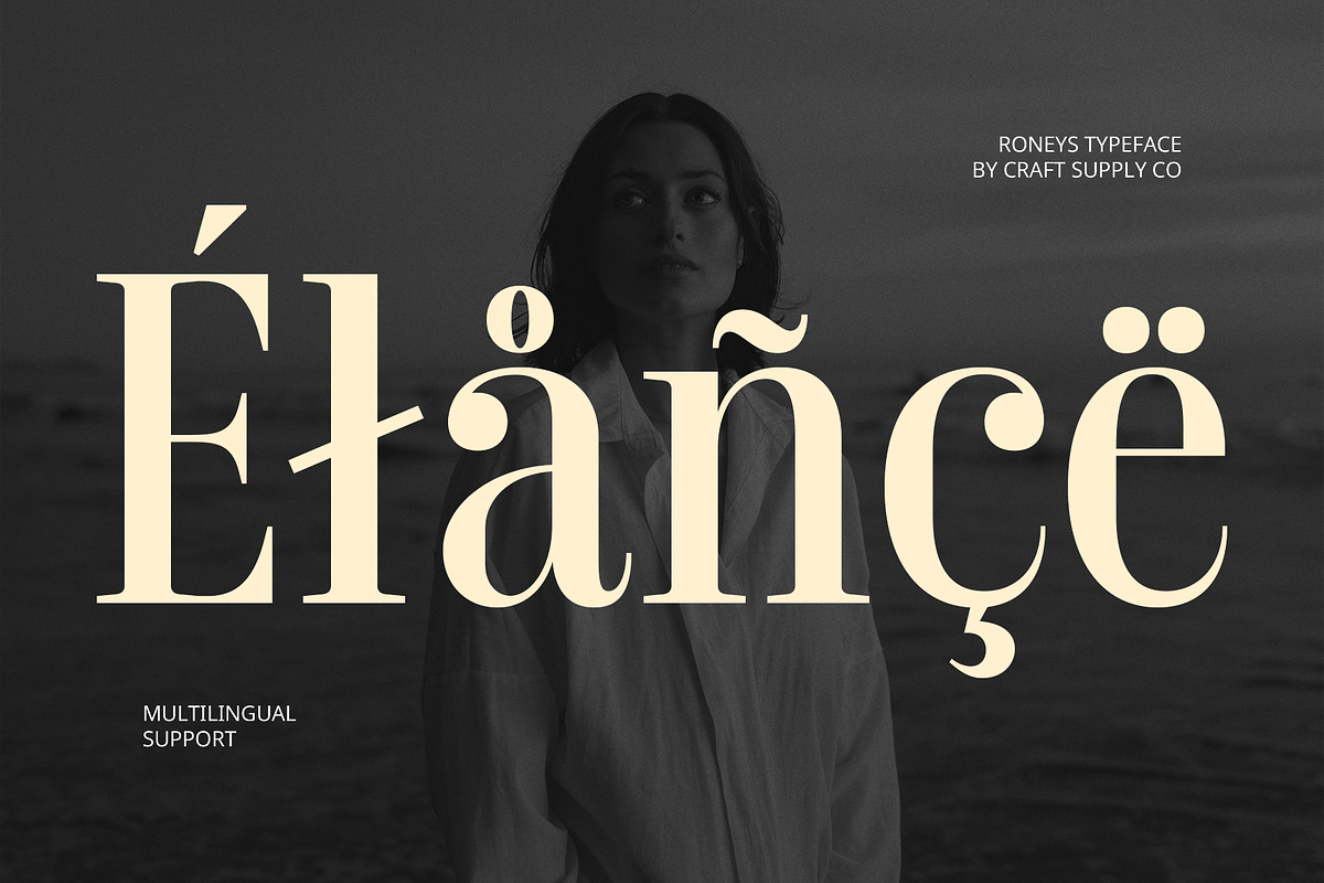 Roneys – Classic Font, a Serif Font by Craft Supply Co. (Photo 3 of 8)