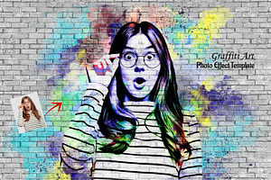 Graffiti Art Photo Effect Template