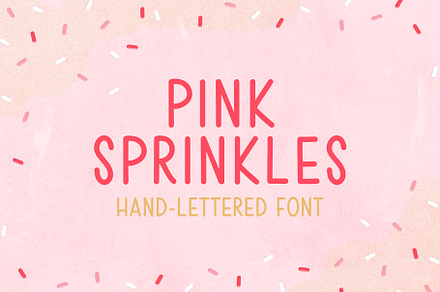 Pink Sprinkles Handwritten Font