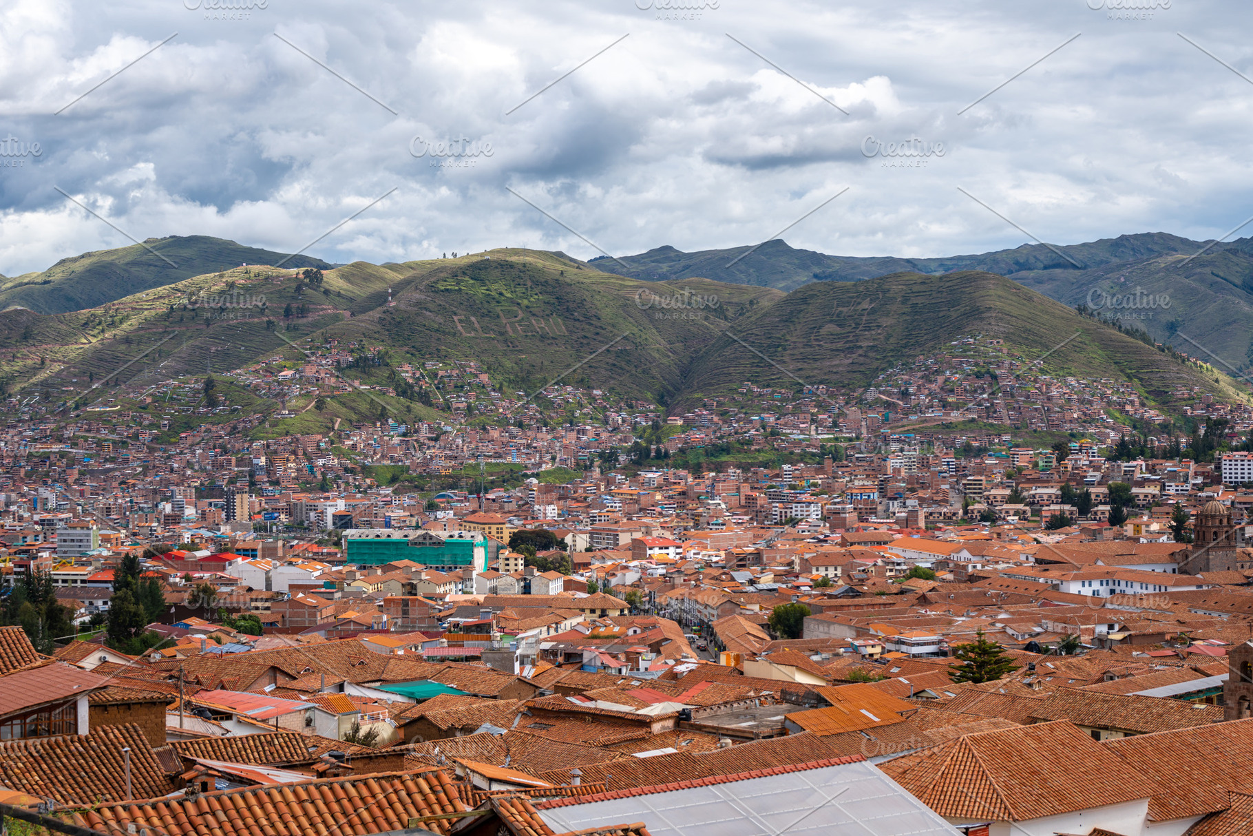 Panoramic View of Cusco, Peru, Surrounded by Andean Mountains, an Architecture Photo by GoodGoods