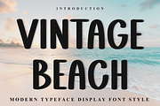 Vintage Beach, a Script Font by FreshTypeINK (Thumbnail 1 of 8)