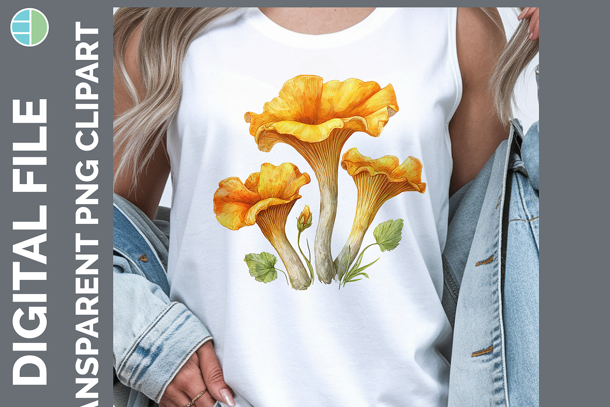 Mushroom Illustration Bundle, 35 PNG, a Decorative Illustration by Enliven Designs (Photo 5 of 8)
