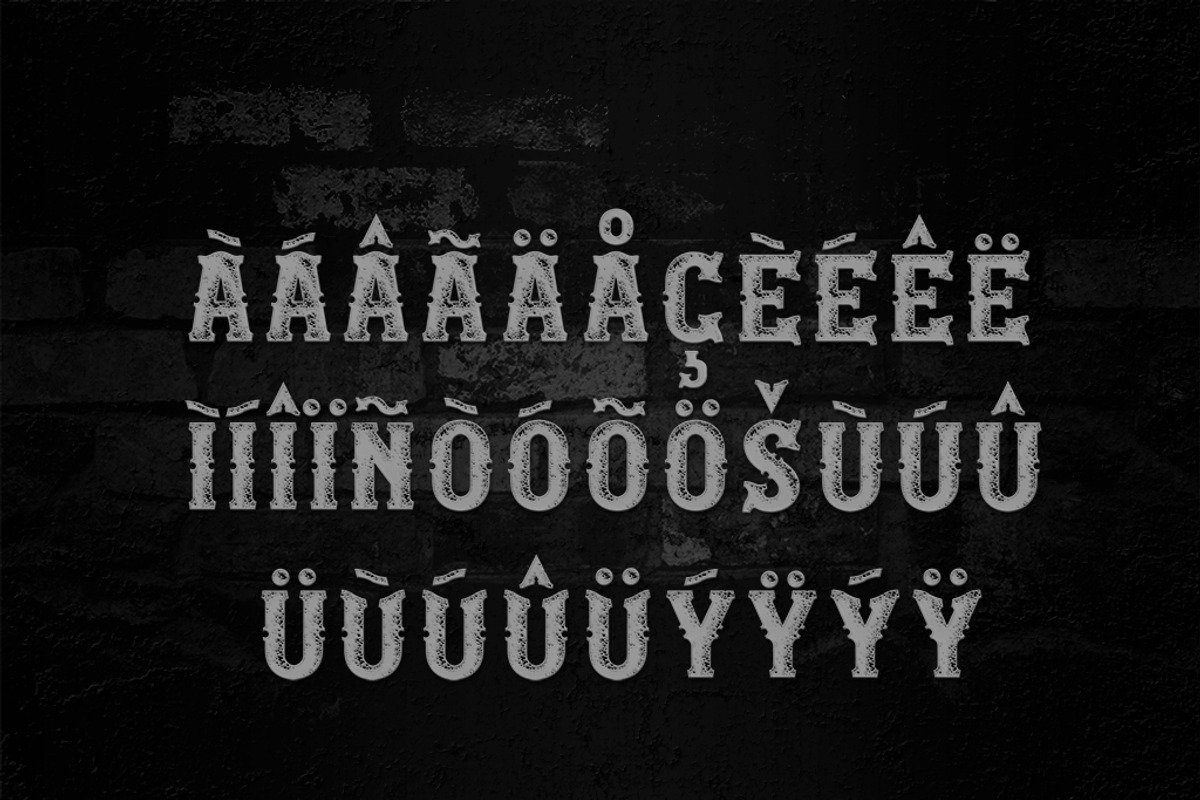 Hammer & Anvil Font preview 6
