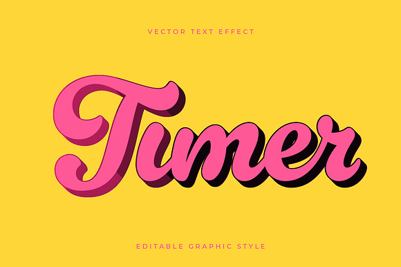 Bold Script Text Effect preview 3