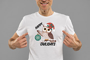 Owlidays Funny Christmas Sublimation, an Illustration by Daily.Designs (Thumbnail 2 of 5)
