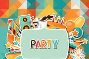 Party backgrounds., an Invitation Template by incomible (Thumbnail 1 of 2)