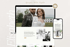 Squarespace photography template