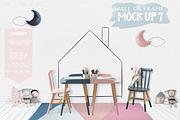 Kids Room Wall/Frame Mock Up 7, a Print Template by Whimsicality (Thumbnail 1 of 4)