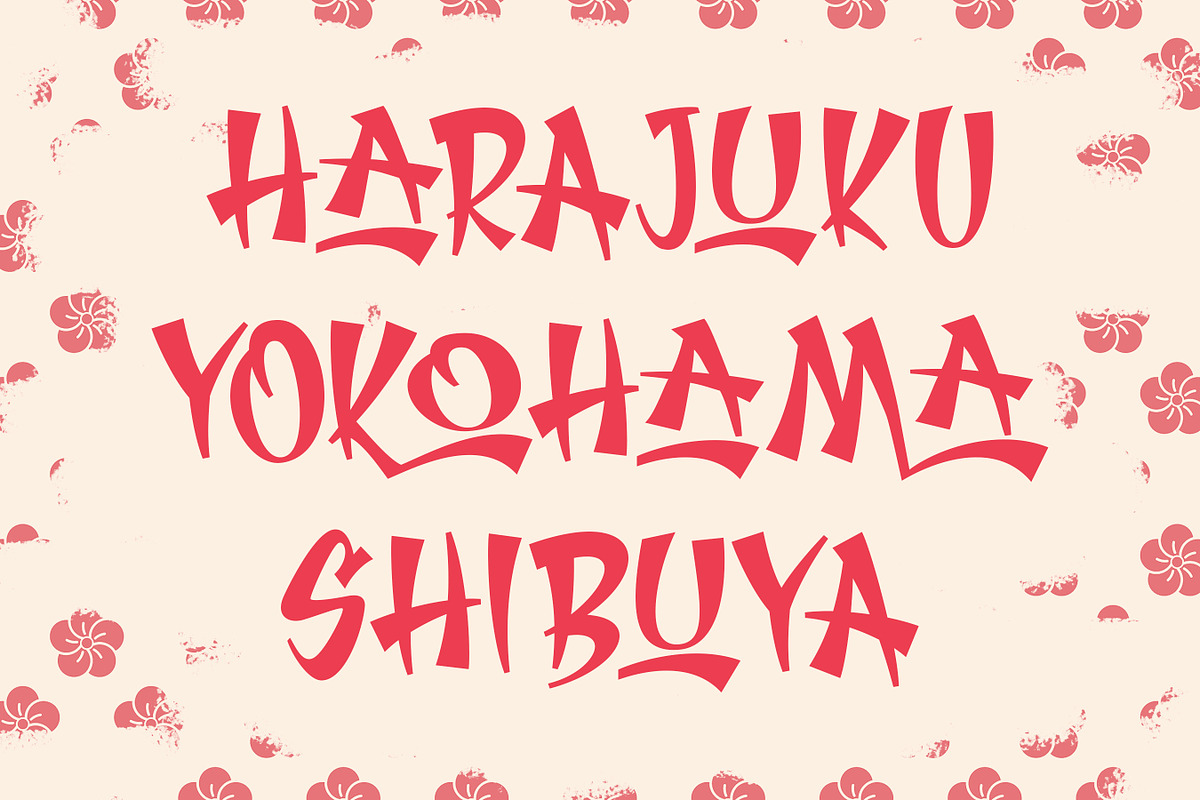 Nikotsu - Japanese Display Font, a Handwritten Font by Flawless And Co (Photo 4 of 10)