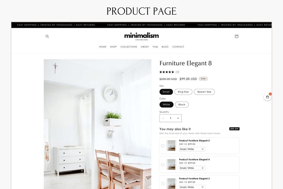 MINIMALISM - Shopify Furniture Theme, a Shopify Template by CharmingAttractive (Photo 6 of 30)