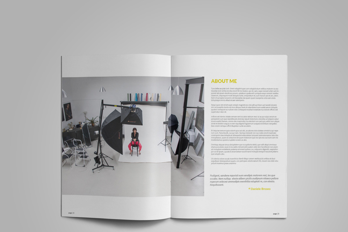 Photographer/Designer Portfolio, a Brochure Template by vanroem2nd (Photo 3 of 21)