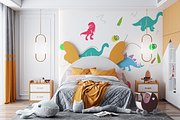 dinosaur pattern for kids, a Pattern Graphic by Asfacute (Thumbnail 7 of 12)