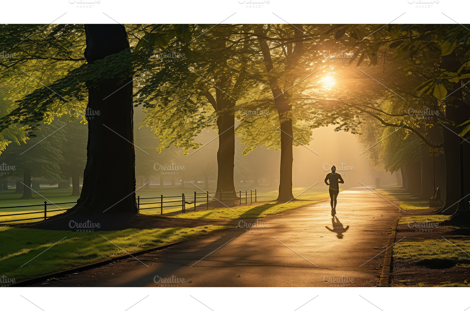 health exercise morning ai generated, a Sports & Recreation Photo by pikepicture