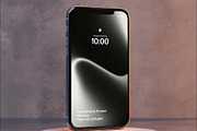 Smartphone Lock Screen Mockup, an iPhone Mockup by Mego-studio (Thumbnail 3 of 3)