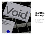 Adjustable Business Card Mockup, a Print Template by HAZARD MOCKUPS (Thumbnail 2 of 8)