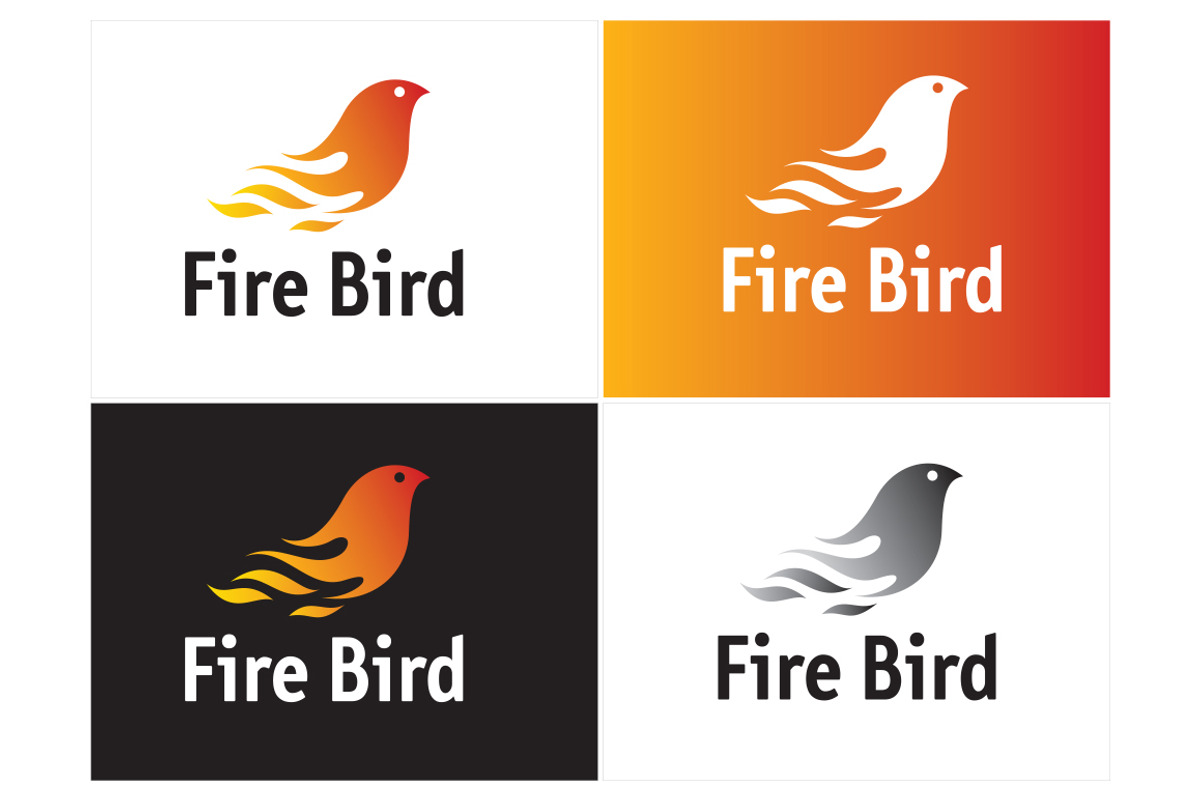 Fire bird Logo, a Branding & Logo Template by Chuhe86 (Photo 1 of 5)