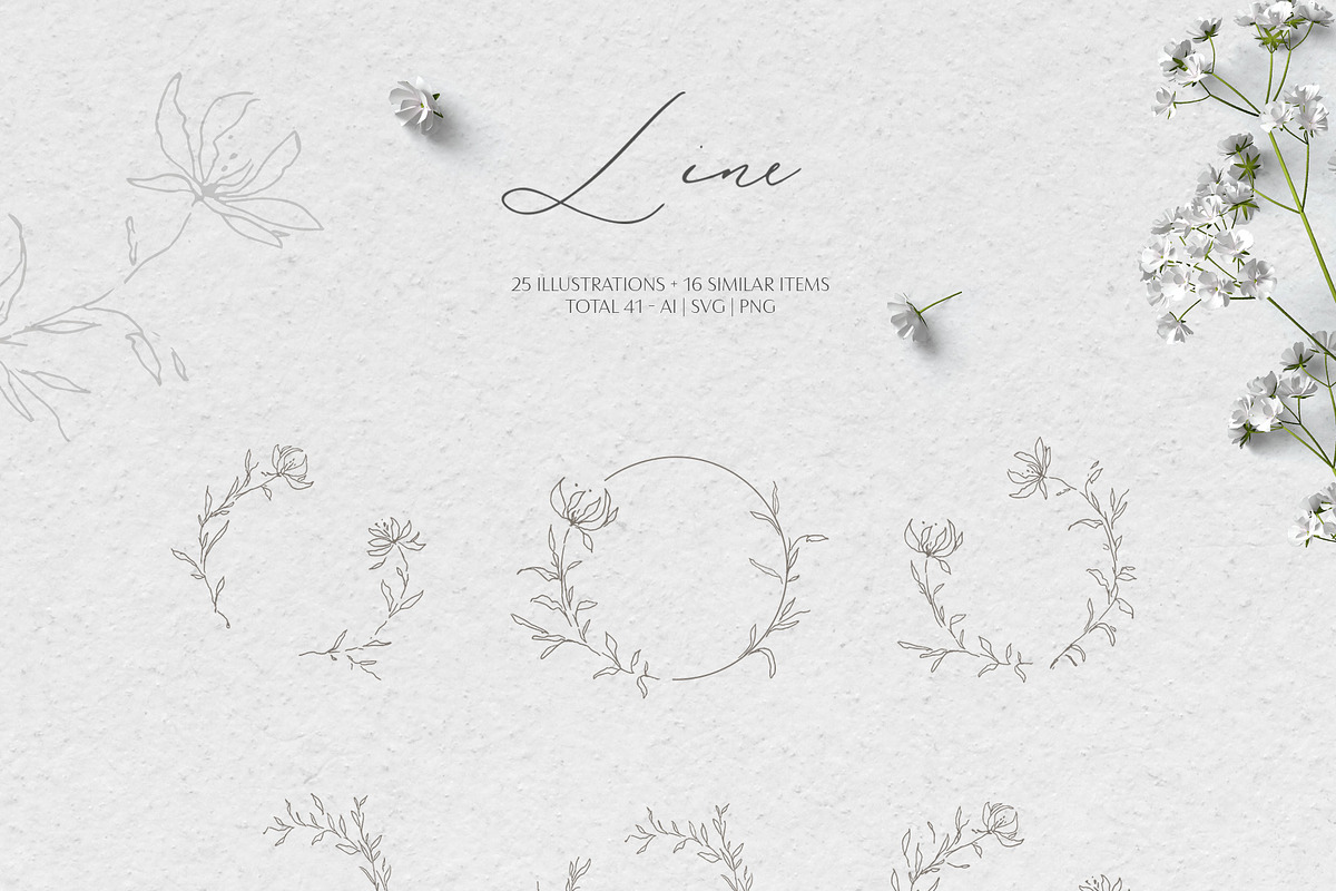 Line wedding illustrations, an Illustration by Summer Nightingale Art (Photo 4 of 12)