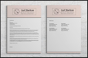 Transitional Two Pages Resume Pack, a Resume Template by SNIPESCIENTIST (Thumbnail 3 of 4)